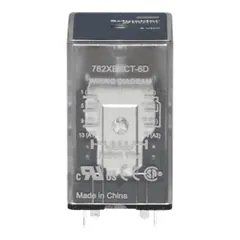 Schneider Electric 782XBXCT-6D Power relay, SE Relays, 15A, DPDT, 6V, DC, clear cover, Faston terminlas — Akcesoria ogólne