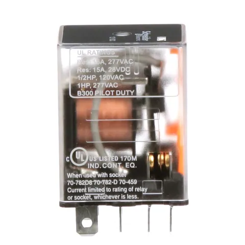 Schneider Electric 782XBXC-12D Power relay, SE Relays, 15A, DPDT, 12 VDC, clear cover — Akcesoria ogólne