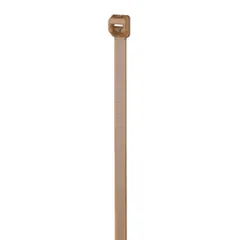 Panduit PLT2S-C71 Pan-Ty® PLT2S-C71 Cable Tie, Brown, PEEK, Radiation, High Heat, 7.4"L, 150lb — Connectors & Plugs