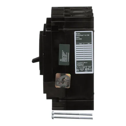 Schneider Electric HJL36090 Circuit breaker, PowerPacT H, 90A, 3 pole, 600VAC, 25kA, lugs, thermal magnetic, 80% — Interruttori automatici e fusibili