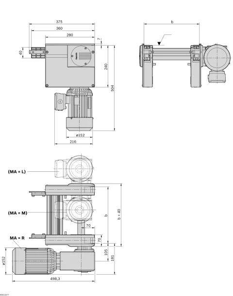 3842998234 Bosch Rexroth, Belts & Chains