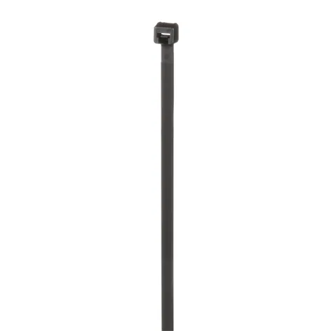 Panduit PLT2I-C0 Pan-Ty® PLT2I-C0 Cable Tie, Black, UV PA6.6, 8"L, 40lb, PK100 — Connectors & Plugs