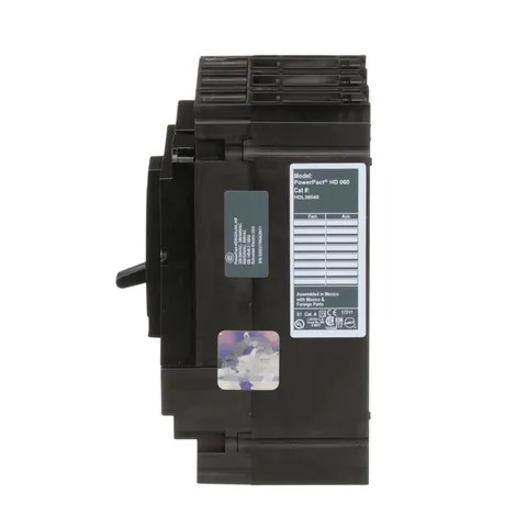 Schneider Electric HDL36040 Circuit breaker, PowerPacT H, 40A, 3 pole, 600VAC, 14kA, lugs, thermal magnetic, 80% — Accessori generali