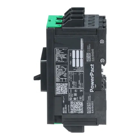 Schneider Electric BDL36070 Circuit breaker, PowerPacT B, 70A, 3 pole, 600Y/347VAC, 14kA, lugs, thermal magnetic, 80% — Accesorios generales