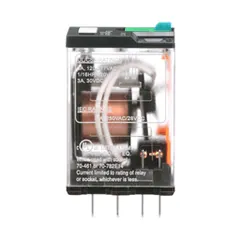 Schneider Electric 792XDX3M4L-24D Power relay, SE Relays, 4PDT, 3A, 24 VDC, cover with locking push button and LED — Akcesoria ogólne