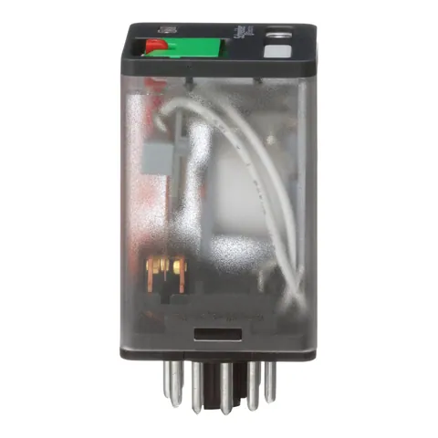 Schneider Electric 750XCXRM4L-240A General purpose relay, SE Relays, 750R, 3PDT, 10A, 240VAC, octal terminal 11 pins, LED clear cover, lock push button — Akcesoria ogólne