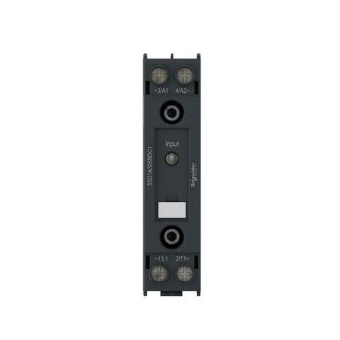 Schneider Electric SSD1D530BDC1 DIN rail mount relay, Harmony Solid State Relays, 30A, DC switching, input 4 to 32V DC, output 1 to 150V DC — Contactors & Relays