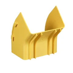 Panduit FROV456X4LYL OUTSIDE VERTICAL ANGLE FITTING, 45 DEGREE — Pipes & Hoses for Cables