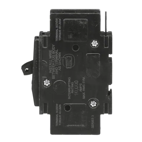 Schneider Electric QOU115 Mini circuit breaker, QOU, 15A, 1 pole, 120/240VAC, 10kA — General Accessories