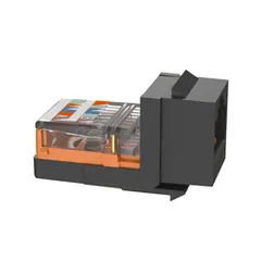 Panduit NK5E88MBLY NetKey Cat 5e Leadframe Jack, Black — Connectors & Plugs