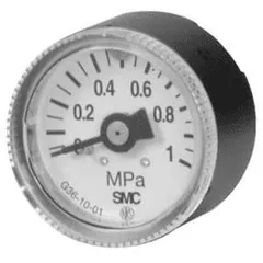 SMC G36-10-01 G(A)36, Pressure Gauge for General Purpose (O.D. 37), G36-10-01 — Manometers & Instrumentation