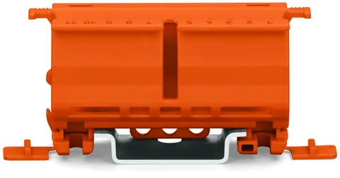 Wago 222-500 Mounting carrier; for 222 series splicing connectors; orange — Terminal Blocks