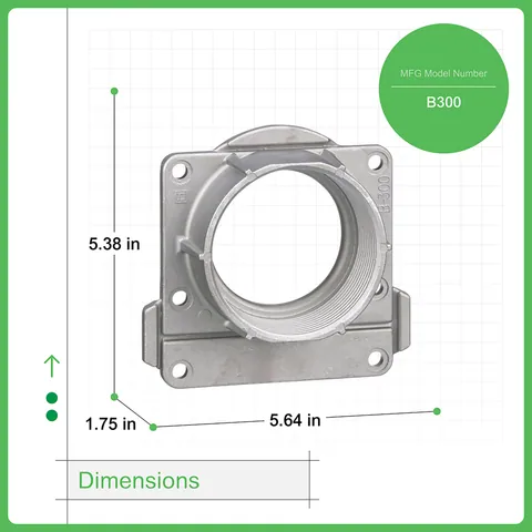 Schneider Electric B300 Accessory, bolt-on hub, 3.00in, rainproof — Akcesoria ogólne