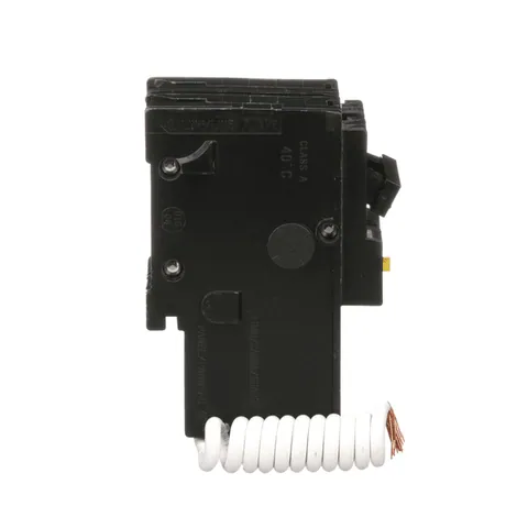Schneider Electric HOM220GFI Mini circuit breaker, Homeline, 20A, 2 pole, 120/240VAC, 10kA AIR, ground fault class A, plug in, UL — General Accessories