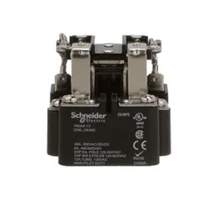 Schneider Electric 199AX-13 Power relay, SE Relays, DPDT, 40A, 24 VAC, open type, heavy duty — General Accessories