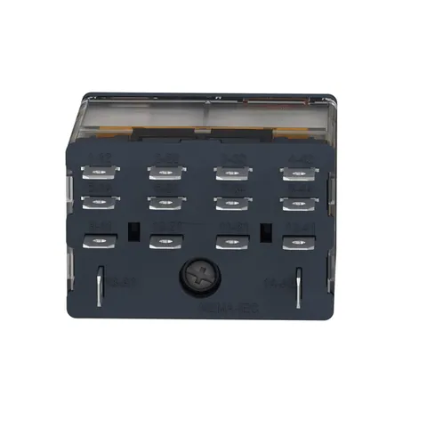 Schneider Electric RPM42P7 plug-in relay, Harmony electromechanical relays, 15A, 4CO, with LED, lockable test button, 230V AC — Styczniki i przekaźniki