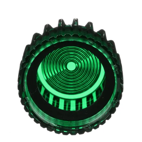 Schneider Electric 9001G7 30mm Push Button, Types K or SK, illuminated push button cap, plastic, green — Accessori generali