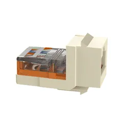 Panduit NK5E88MEIY NetKey Cat 5e Leadframe Jack, Electric Ivory — Accesorios generales