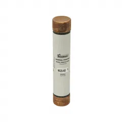 Eaton NOS-40 Bussmann series NOS fuse, Supplemental one-time fuse, Non current limiting, Light duty circuit locations, 40 A, Class K5,Class H, Non-indicating, Ferrule end x ferrule end, 50 kAIC at 600 Vac, Standard, 10, 600 V — Accesorios generales