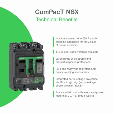 Schneider Electric C1635E160 — Interruptores automáticos y fusibles