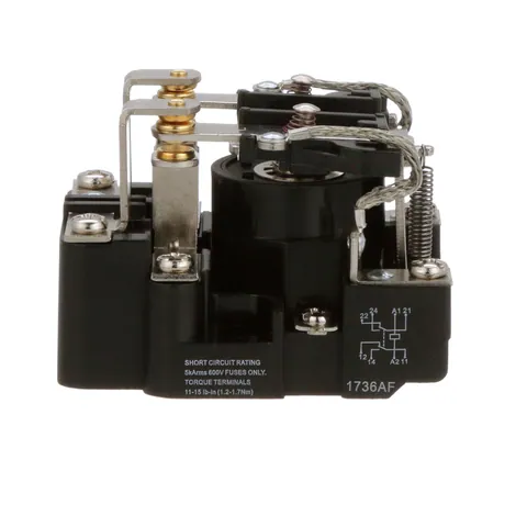 Schneider Electric 199X-14 Power relay, SE Relays, DPDT, 40A, 120 VDC, open type, heavy duty — Accessori generali
