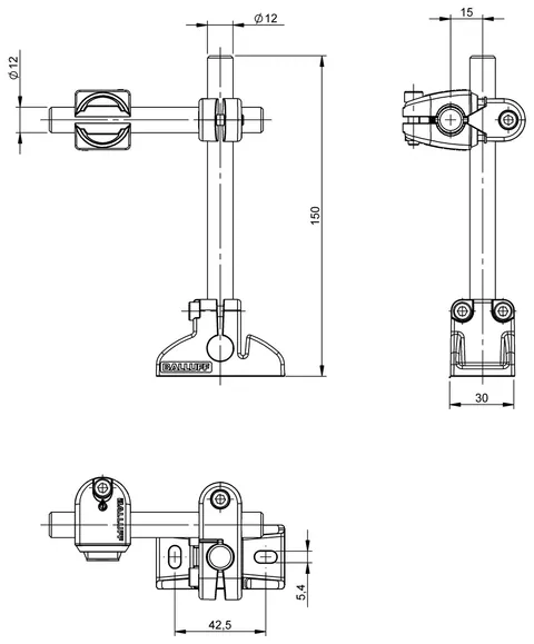 Balluff SET01NU Product set 5-parts — Allgemeines Zubehör