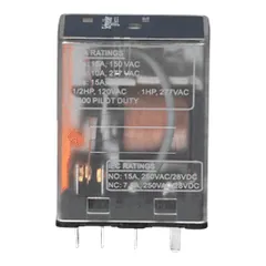 Schneider Electric 782XBXCT-6D Power relay, SE Relays, 15A, DPDT, 6V, DC, clear cover, Faston terminlas — Akcesoria ogólne