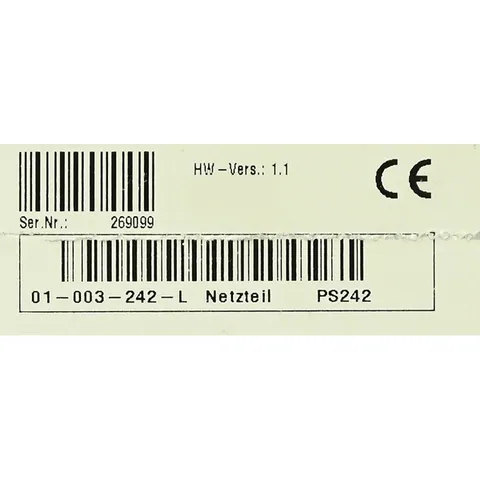 Lisec PS242 PS242 – Industrial Power Supply Module for Automation Systems — Power Supply
