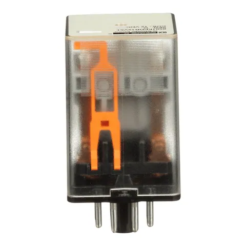 Schneider Electric 8501KPDR12V51 Plug in relay, Type KP, tubular, 1 HP at 277 VAC, 10A resistive at 120 VAC, 8 pin, DPDT, 2 NO, 2 NC, 12 VDC coil — General Accessories