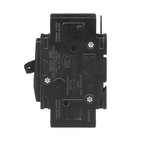 Schneider Electric QOU110 Mini circuit breaker, QOU, 10A, 1 pole, 120/240VAC, 10kA — Circuit Breakers & Fuses