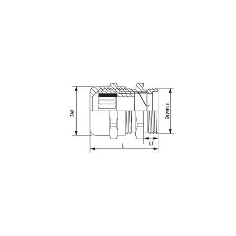 Weidmuller 1909550000 VG M50 - MS 1/EMV — Cables e hilos industriales