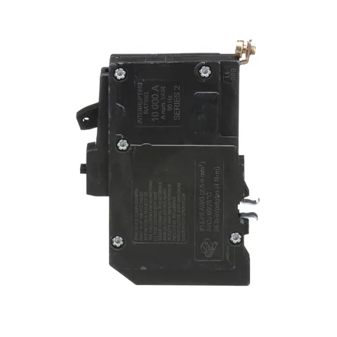 Schneider Electric QOB120EPD Mini circuit breaker, QO, 20A, 1 pole, 120VAC, 10kA, 30mA grd fault B, bolt on mount — General Accessories