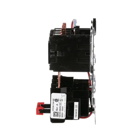 Schneider Electric 8911DPSO43V09 NEMA starter, Definite Purpose, 40A, 25HP at 600VAC, 3 phase, 3 pole, melting alloy, 208V to 240VAC coil, open — Accesorios generales