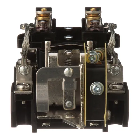 Schneider Electric 199AMX-14 Power relay, SE Relays, DPDT, 40A, 120 VAC, auxiliary switch, open type — Accessori generali