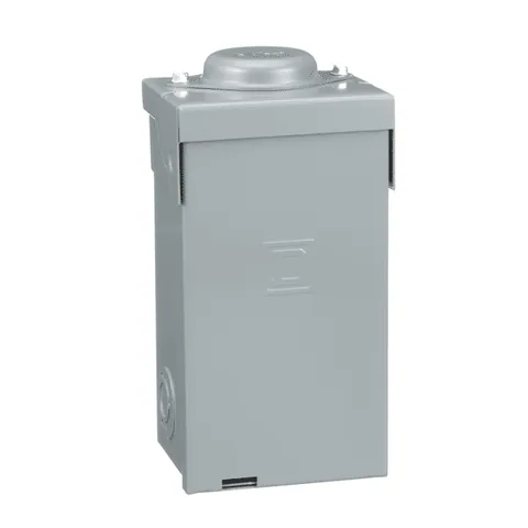 Schneider Electric HOM24L70RB Load center, Homeline, 1 phase, 2 spaces, 4 circuits, 70A fixed main lugs, NEMA3R — General Accessories