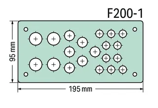 Wago 850-818/002-001 Flange plate — Control Cabinets & Enclosures
