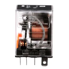 Schneider Electric 782XBXCL-120A Power relay, SE Relays, 15A, DPDT, 120 VAC, clear cover with LED indicator — Akcesoria ogólne