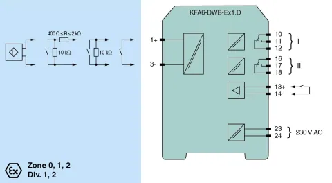 Pepperl+Fuchs KFA6-DWB-EX1.D Rotation Speed Monitor — Allgemeines Zubehör
