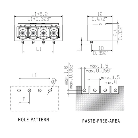 Weidmuller 1797740000 PCB Plug-in Connector SL-SMT 5.00HC/07/90G 1.5SN BK RL — Elektronik & Leiterplatten