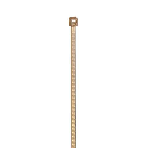 Panduit PLT1M-C71 Pan-Ty® PLT1M-C71 Cable Tie, Brown, PEEK, Radiation, High Heat, 4"L, 35lb, PK100 — Connectors & Plugs