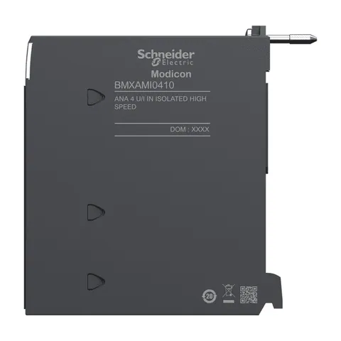 Schneider Electric BMXAMI0410 analog isolated high level input module, Modicon X80, 4 inputs, 0 to 20mA, 4 to 20mA, 10V positive or negative — PLC Modules & Extensions