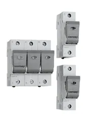 Mersen J1012606 LINOCUR D02 switch disconnector for DIN rail, 230/400VAC 65VDC/pole 63A, 2-pole — General Accessories