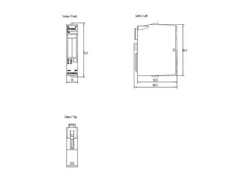Siemens 6ES7132-6BF00-0BA0 Simatic ET 200SP Digital Output Module DQ 8X24VDC/0.5A Standard — PLC Modules & Extensions