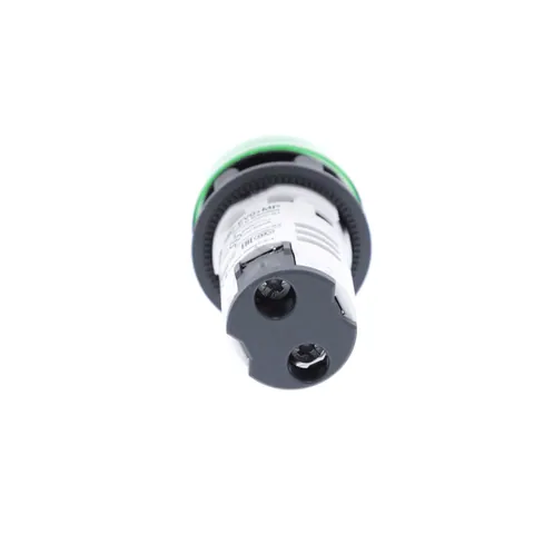 Schneider Electric XB7EV03MP Monolithic pilot light, Harmony XB7, plastic, green, 22mm, integral LED, 230...240V AC — Switches & Modular Apparatus