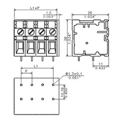Weidmuller 1647300000 TOP4GS7/90 7.62 OR — Accessori generali