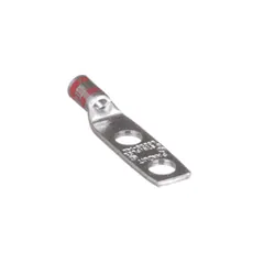Panduit LCDX8-14A-L Compression Lug, Tin-Plated Copper, Two 1/4" Stud — Connectors & Plugs
