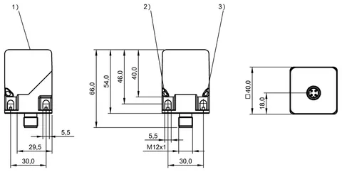 Balluff BES0304 Square version with 40 mm height for magnetic-field-resistant applicat... — Proximity & Inductive Sensors