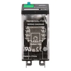Schneider Electric 782XBXM4L-110D Power relay, SE Relays, 15A, DPDT, 110 VDC, cover with locking push button and LED — Akcesoria ogólne