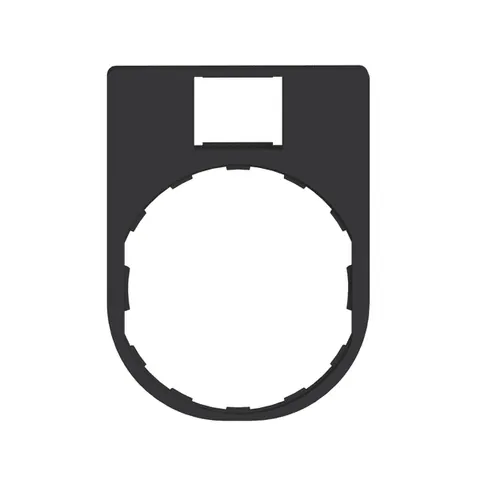 Schneider Electric ZBZ32 Legend holder 30x40mm, Harmony XB4, plastic, without legend 8x27mm — General Accessories
