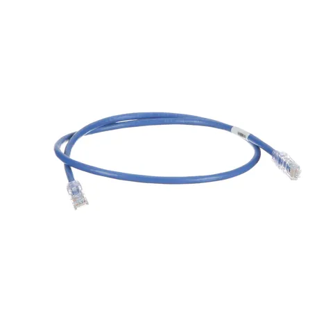 Panduit UTPSP3BUY Cat 6 24 AWG UTP Copper Patch Cord, 3 ft, Blue — General Accessories